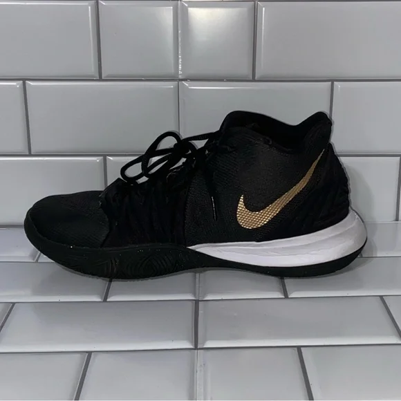Nike Kyrie EP Basketball Shoes Black Gold Engineered Performance